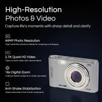MINOLTA MND20 44 MP / 2.7K Quad HD Camera (Silver) 1