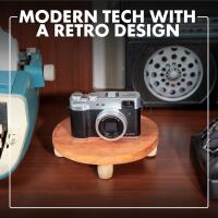 MINOLTA MND70 Retro 48 MP AF / 5K Ultra HD Dual Lens Camera w/WiFi (Silver/B 1