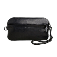 Moment Crossbody Wallet (Black Leather) 0