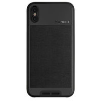 Moment iPhone X Case (Black Canvas) 0