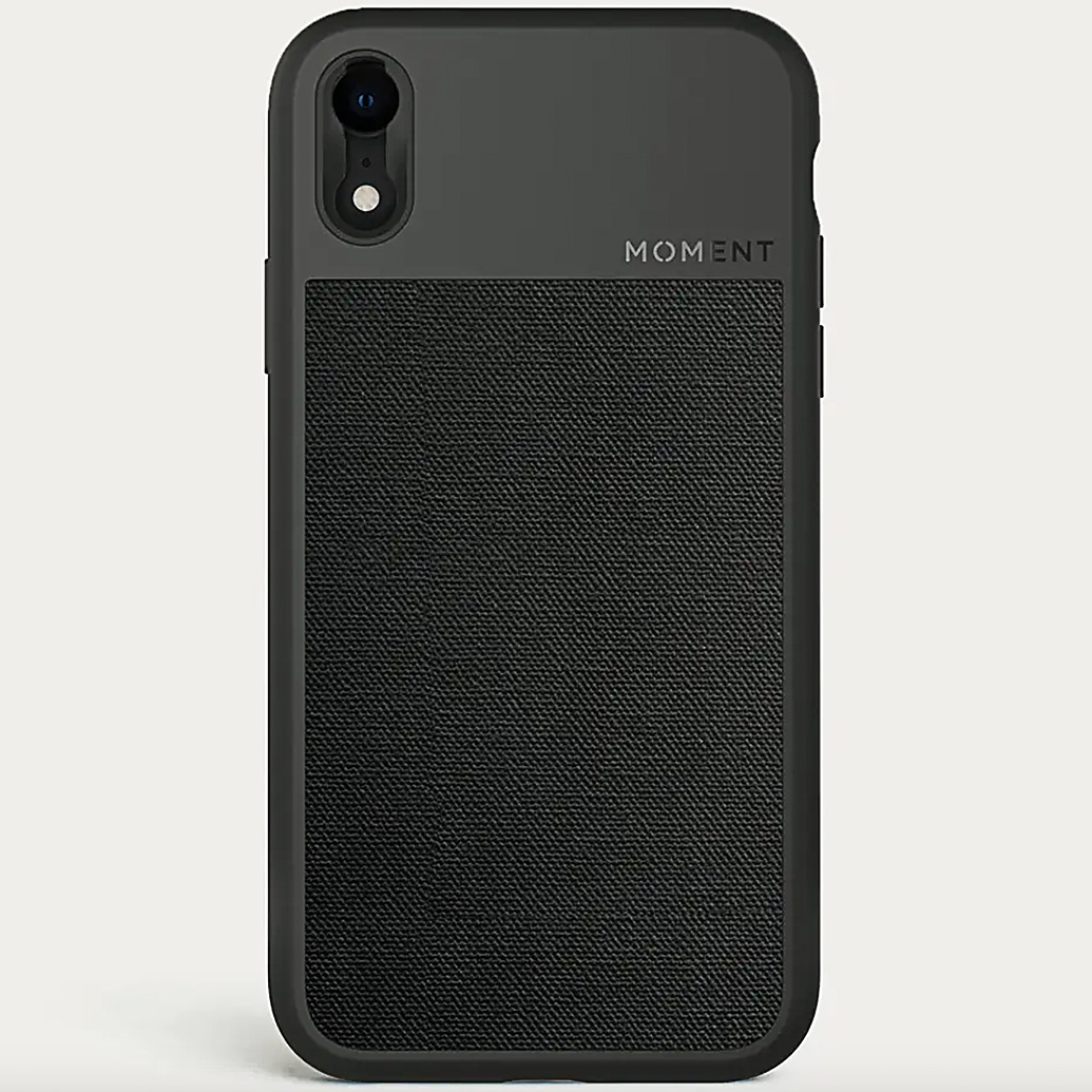 Moment iPhone XR Case (Black Canvas)