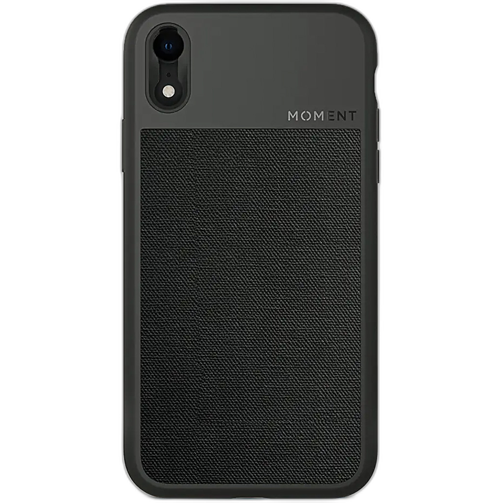 Moment iPhone XR Case (Black Canvas)