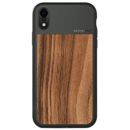 Moment iPhone XR Case (Walnut Wood)