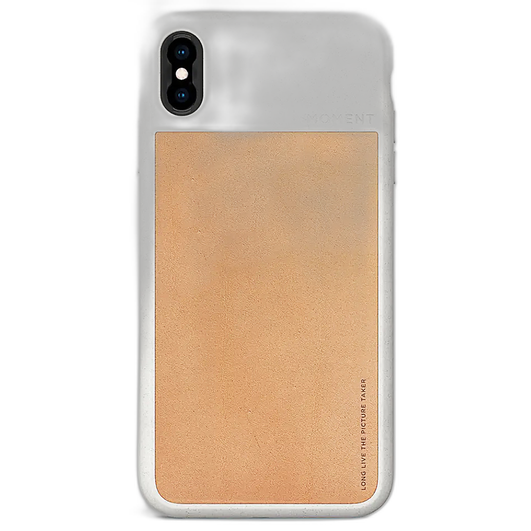 Moment iPhone XS Max Case (Tan Leather)