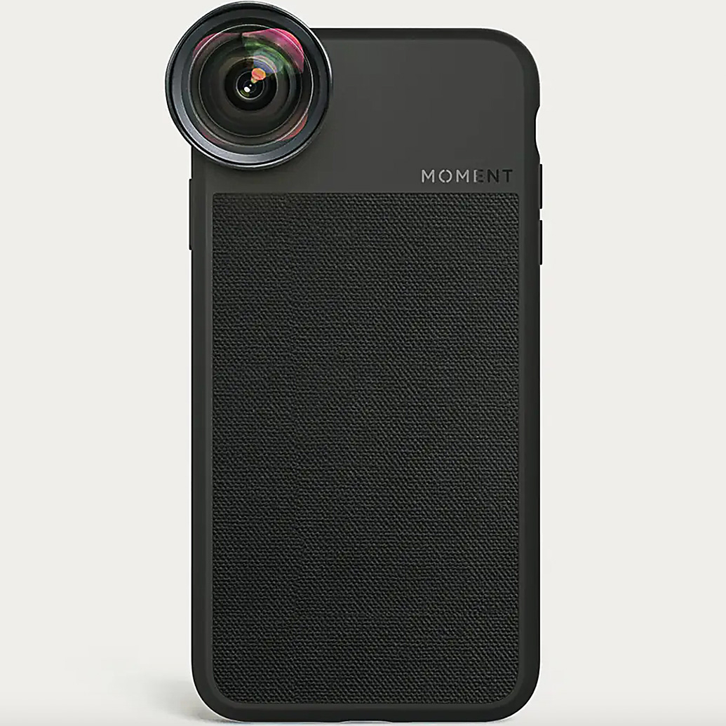 Moment iPhone XS Case (Black Canvas)