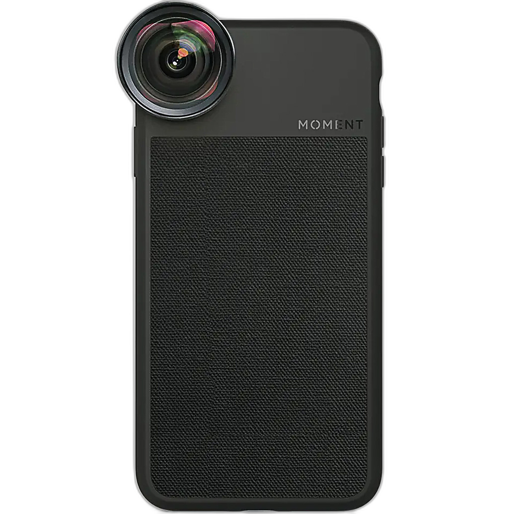 Moment iPhone XS Case (Black Canvas)