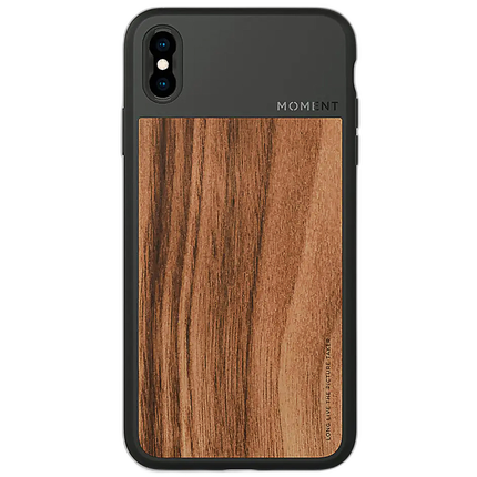 Moment iPhone XS Case (Walnut Wood)