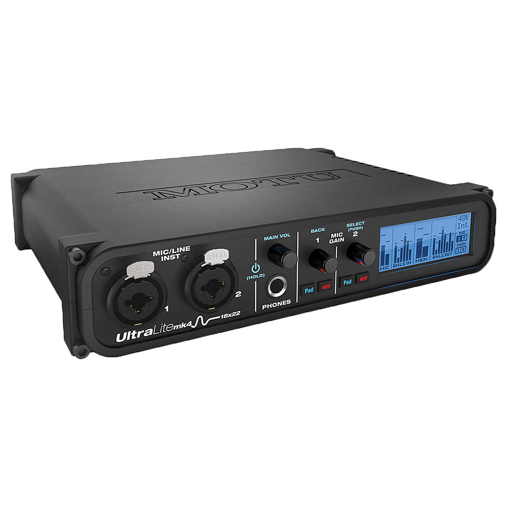 MOTU UltraLite-MK4 18x22 USB Audio Interface with DSP Mixing and Effects