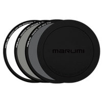 67mm Marumi Slim Basic Kit LP/CPL ND16 Lens Cap Set 0