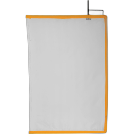 Matthews White Artificial Silk - 24 inX36 in