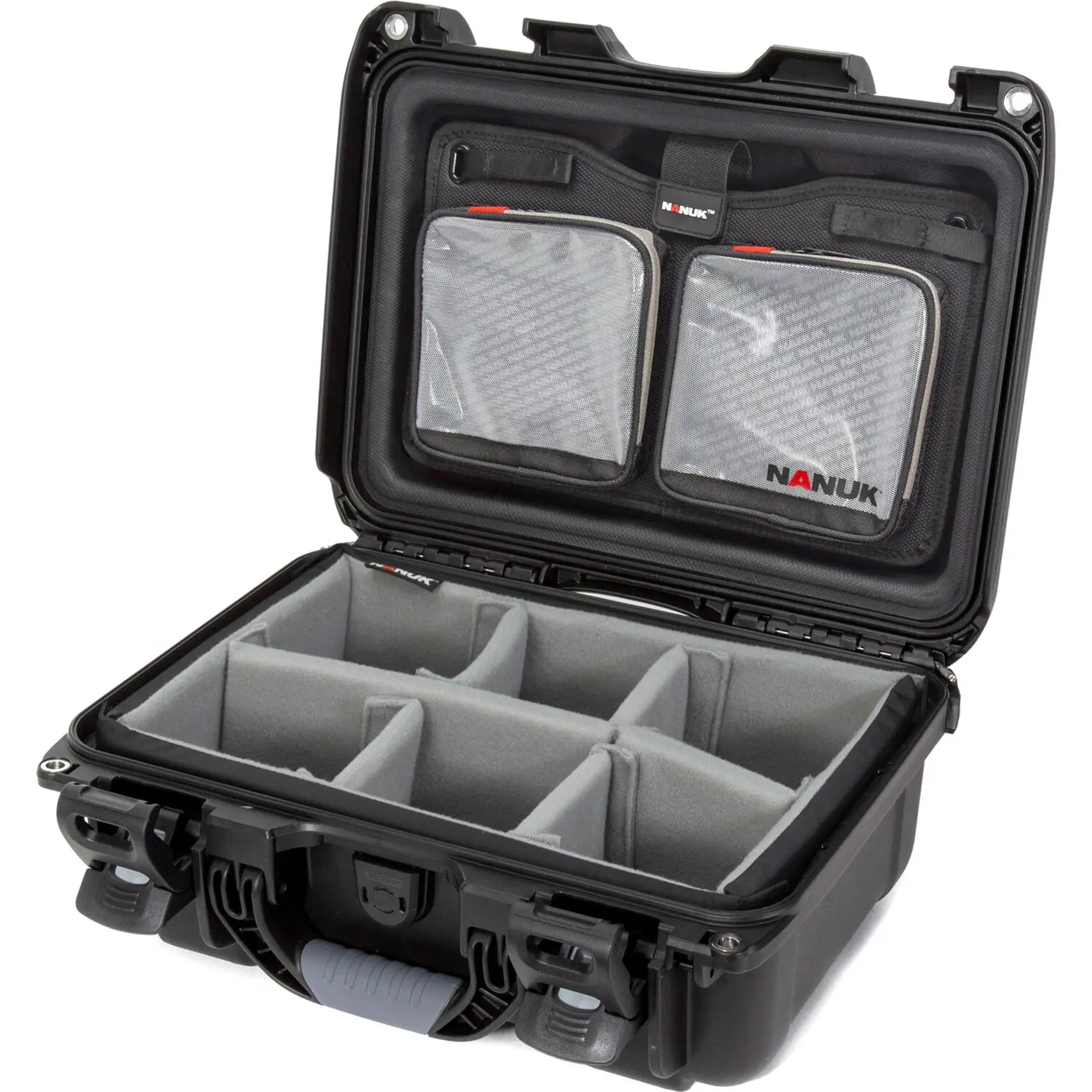 Nanuk Case 915 w/lid org, w/divider - Black