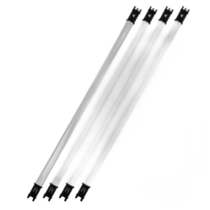 Nanlite PavoTube 30C 4FT RGBW LED Tube with Internal Battery 4 Light Kit