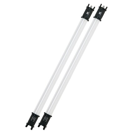 Nanlite PavoTube 15C 2FT RGBW LED Tube with Internal Battery 2 Light Kit