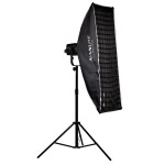 NanLite Fabric Grid for Asymmetrical Stripbank Softbox (18x43in) 3
