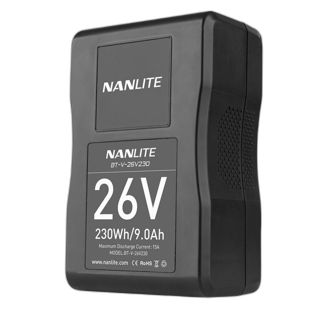 Nanlite 230Wh 26V V-Mount Lithium Ion Battery