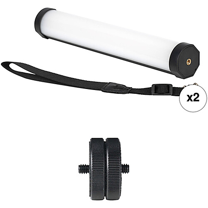 Nanlite 2x Pavotube II 6C with Coupler