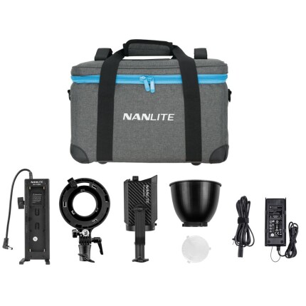 Nanlite Forza 60 LED Monolight Kit Includes NPF Grip  and  Bowens Adapter