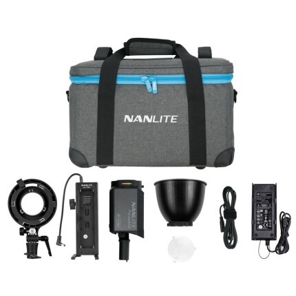 Nanlite Forza 60B Bicolor LED Monolight Kit Includes NPF Grip  and  Bowens Adapt