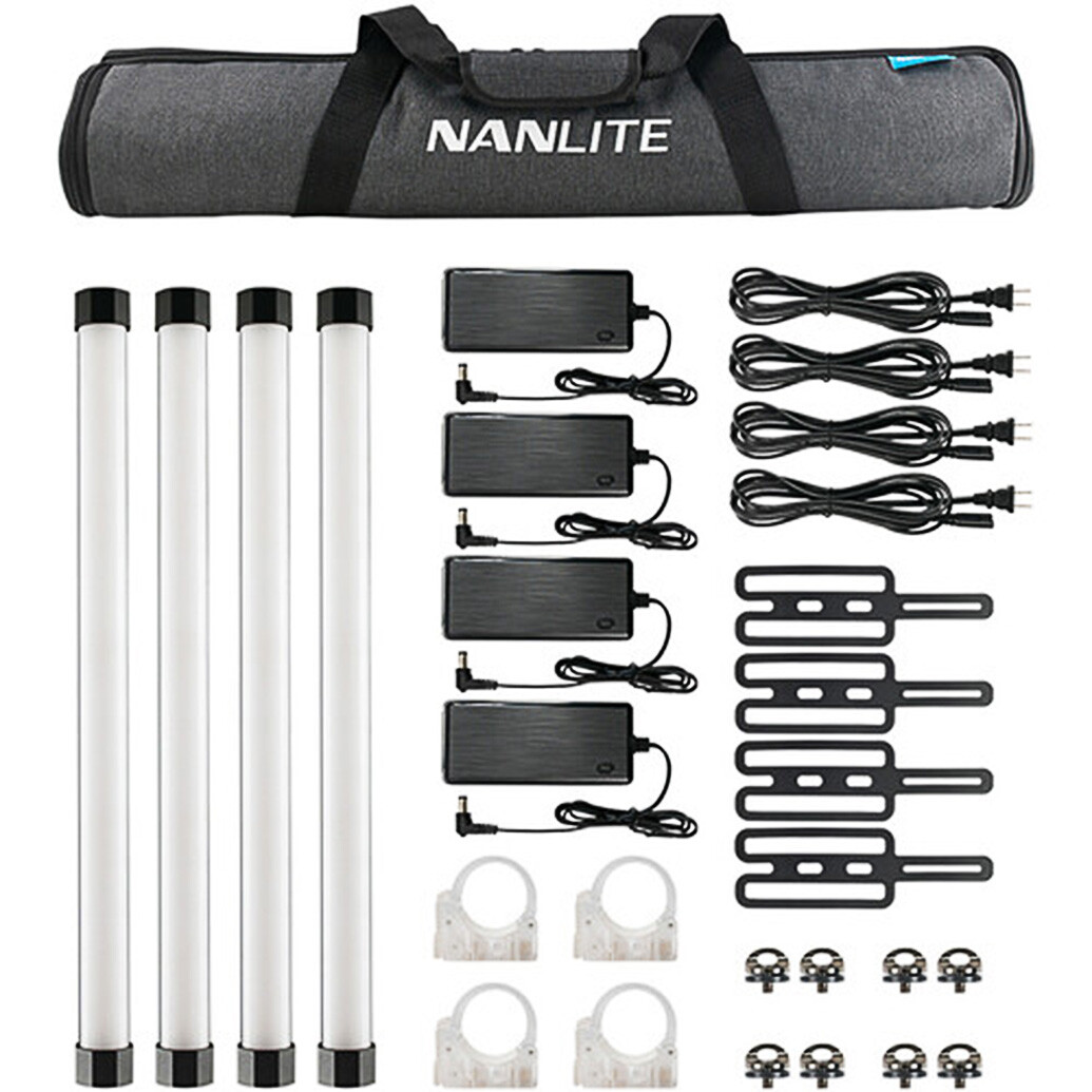 Nanlite Pavotube II 15X Quad Pack - 2FT LED Light