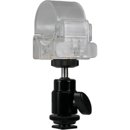 Nanlite Pavotube Transparent Polycarbonate Clip with Mini Ball Head