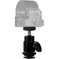 Nanlite Pavotube Transparent Polycarbonate Clip with Mini Ball Head 0