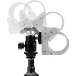 Nanlite Pavotube Transparent Polycarbonate Clip with Mini Ball Head 1