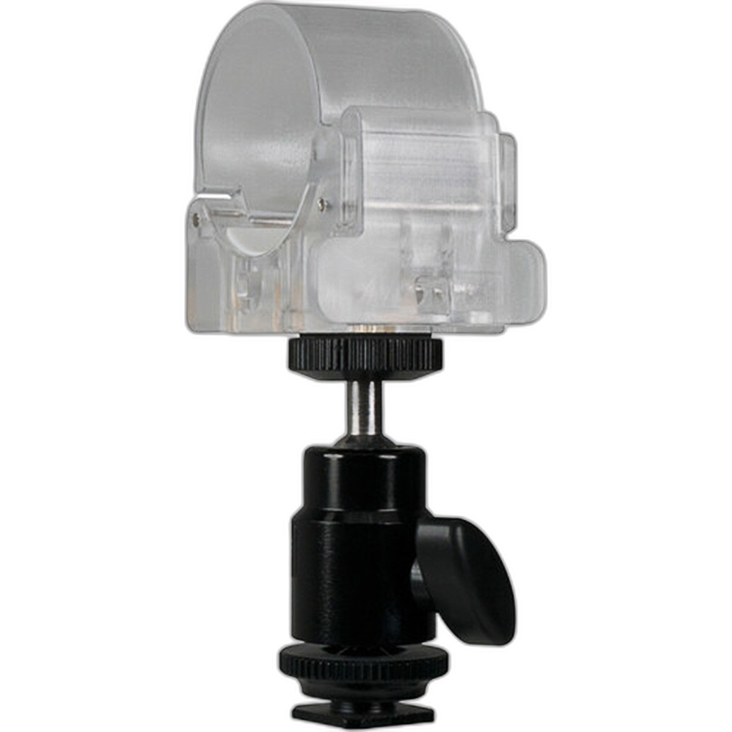 Nanlite Pavotube Transparent Polycarbonate Clip with Mini Ball Head