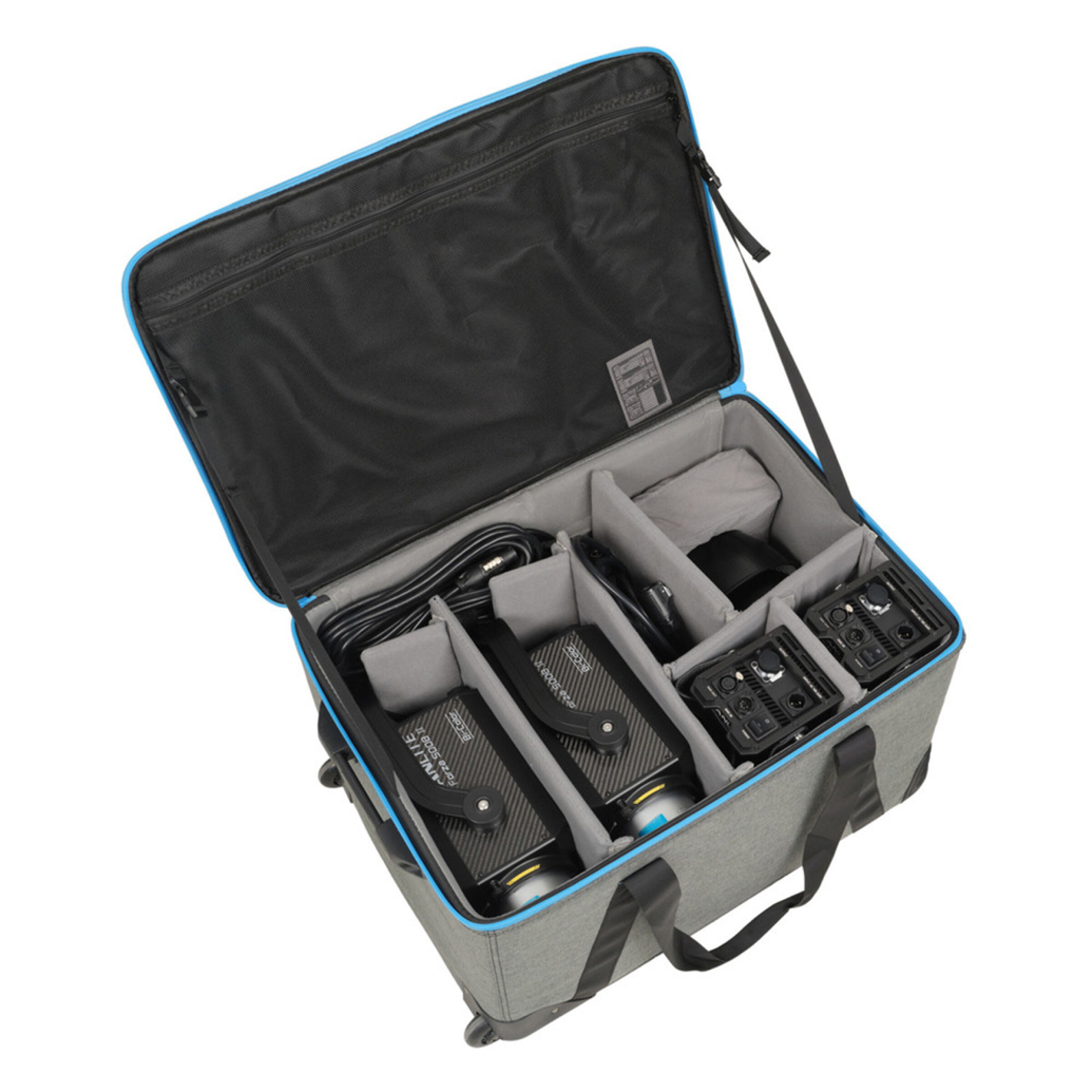 NANLITE Forza 500B II 2 Light Kit LED Spot Light with Trolley Case