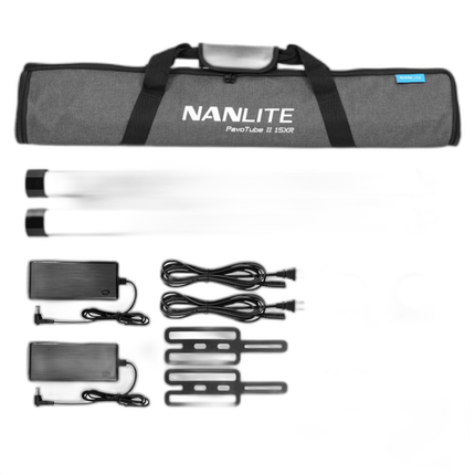 NANLITE PavoTube II 15XR 2 Light Kit - 2ft