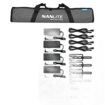 NANLITE PavoTube II 15XR 4 Light Kit - 2ft