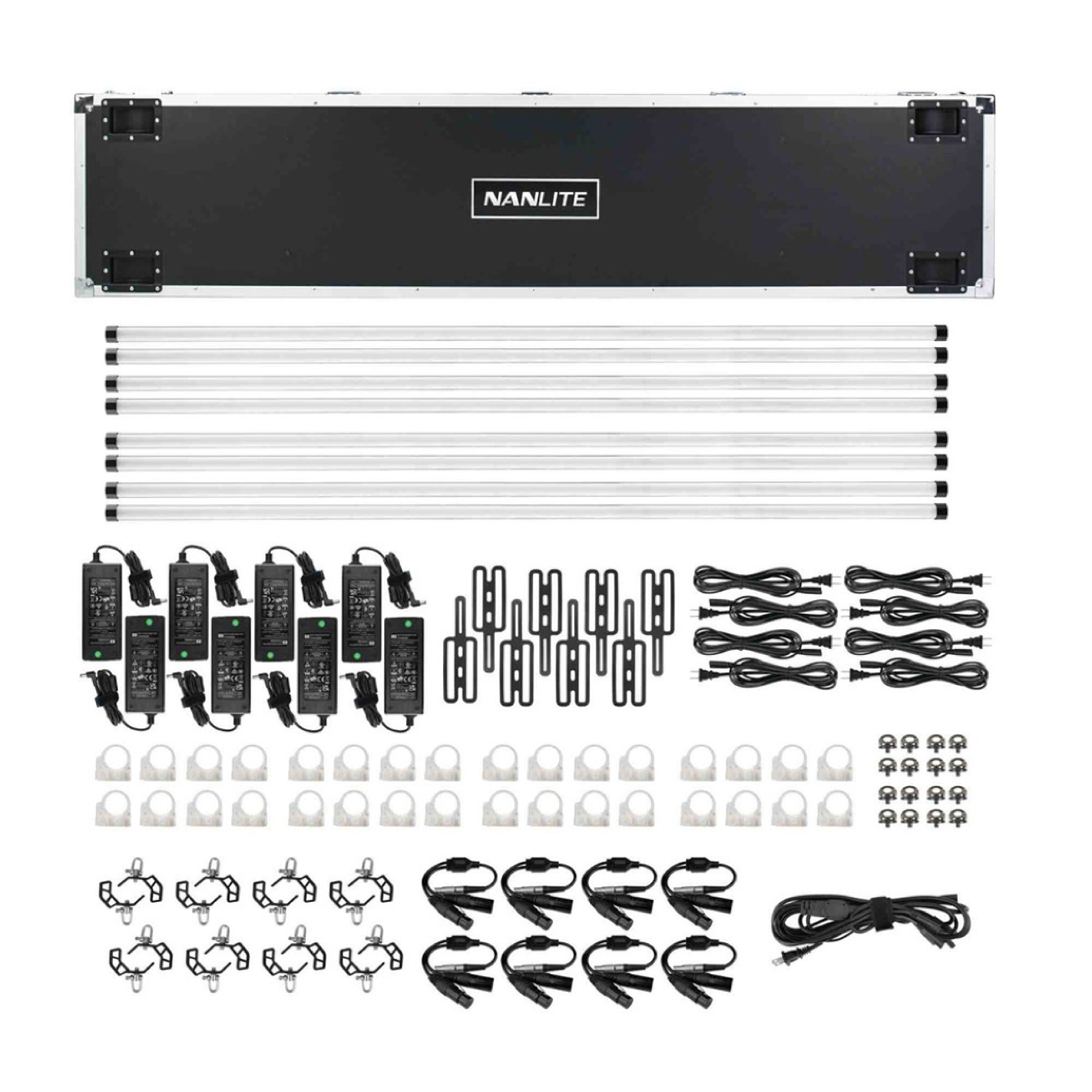 NANLITE PavoTube II 60XR 8 Light Kit - 8ft