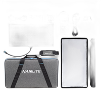 Nanlite PavoSlim 120C With Softbox Eggcrate  and  Lumenradio 2