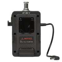 Nanlite V-Mount Battery Grip with DC Connector for Forza 60, FC-60B 3