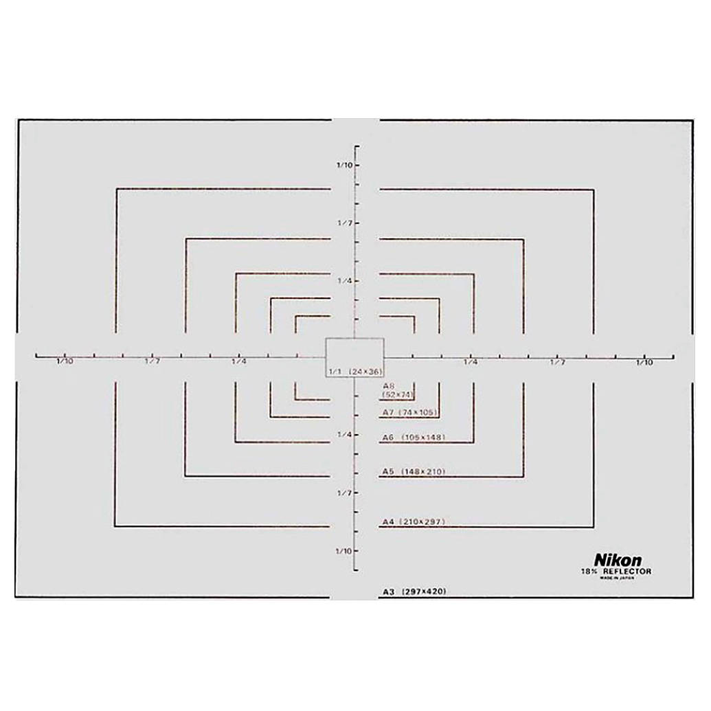 Nikon Grey Card for PF-3, 4