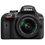 Nikon D3400 DSLR with 18-55mm f/3.5-5.6G VR  and  70-300mm f/4.5-6.3G ED Black 1