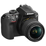 Nikon D3400 DSLR with 18-55mm f/3.5-5.6G VR  and  70-300mm f/4.5-6.3G ED Black 3