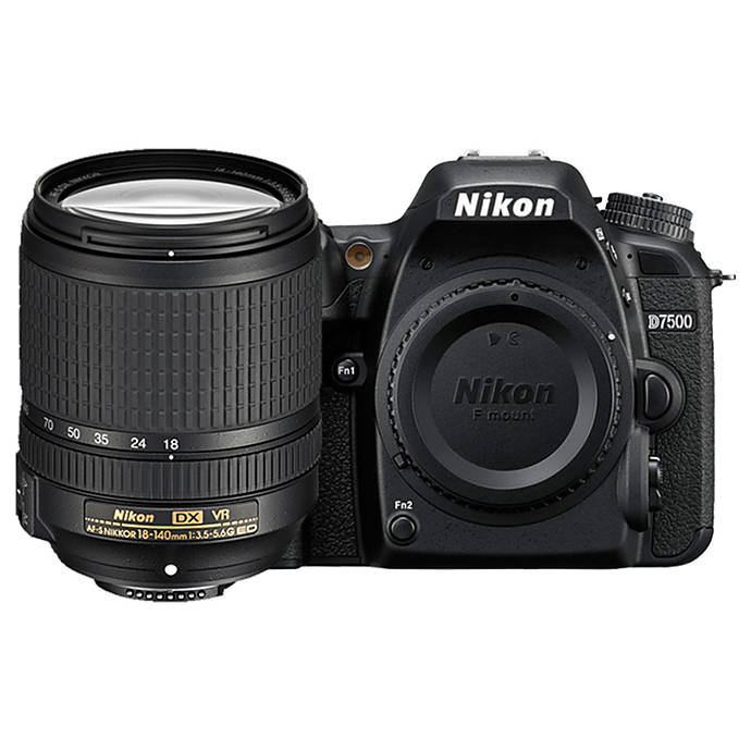 Nikon D7500 DSLR Camera with 18-140mm Lens - Essential 32GB