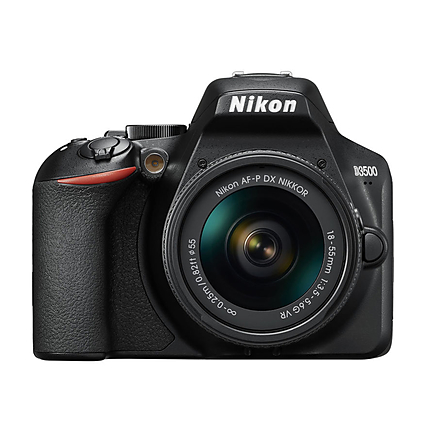 Nikon D3500 DX-Format DSLR Camera with Nikkor 18-55mm f/3.5-5.6G VR Lens