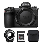 Nikon Z6 Mirrorless Digital Camera with FTZ Mount Adapter Kit 0