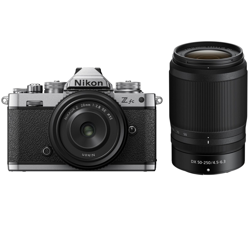 Nikon Z fc Mirrorless Digital Camera with 28mm and 50-250mm Lenses