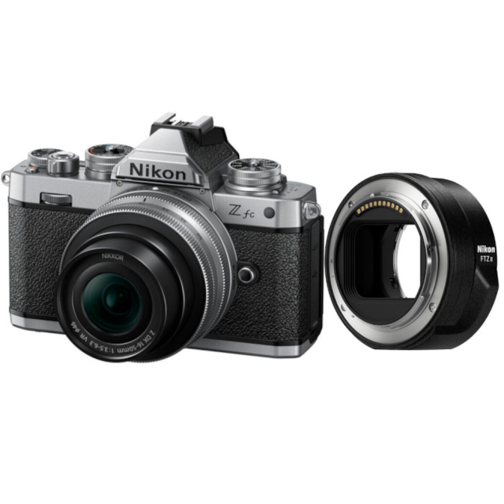 Nikon Z fc Mirrorless Digital Camera with 16-50mm Lens and FTZ II Adapter