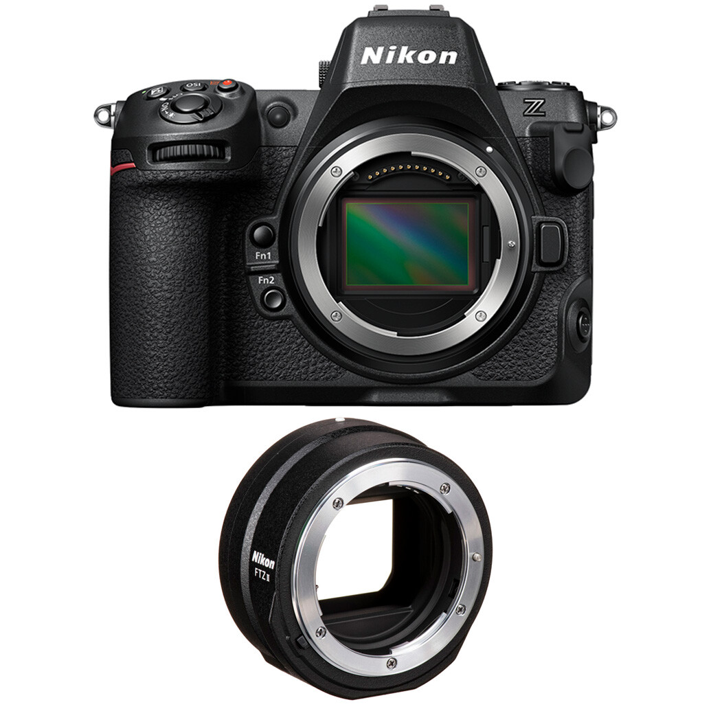 Nikon Z8 FX-format Mirrorless Camera with FTZ II Adapter