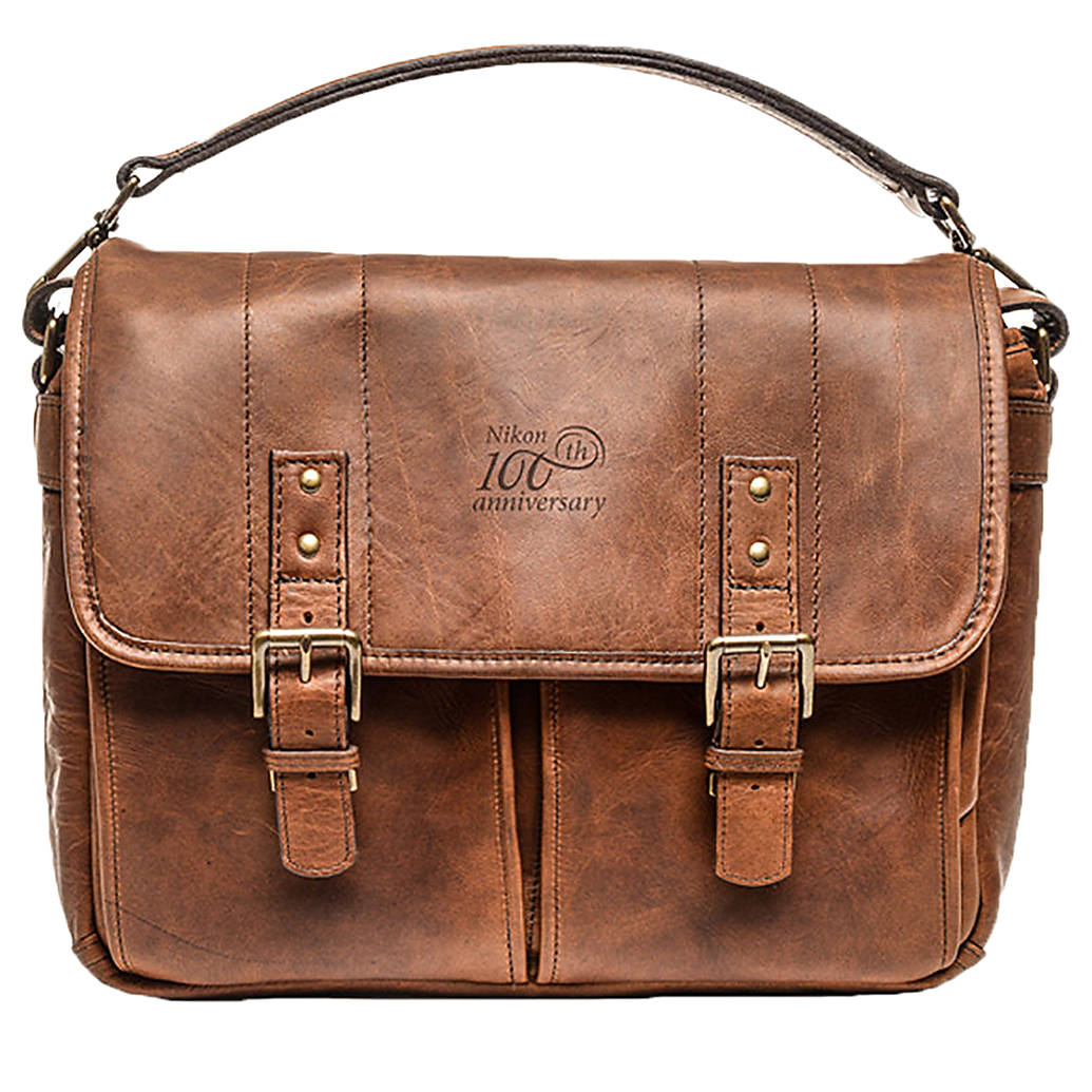 Nikon 100th Anniversary Edition Premium Leather Bag - Brown