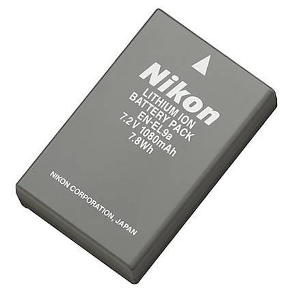 Nikon EN-EL9a Rechargeable Li-Ion Battery for Select Nikon Cameras