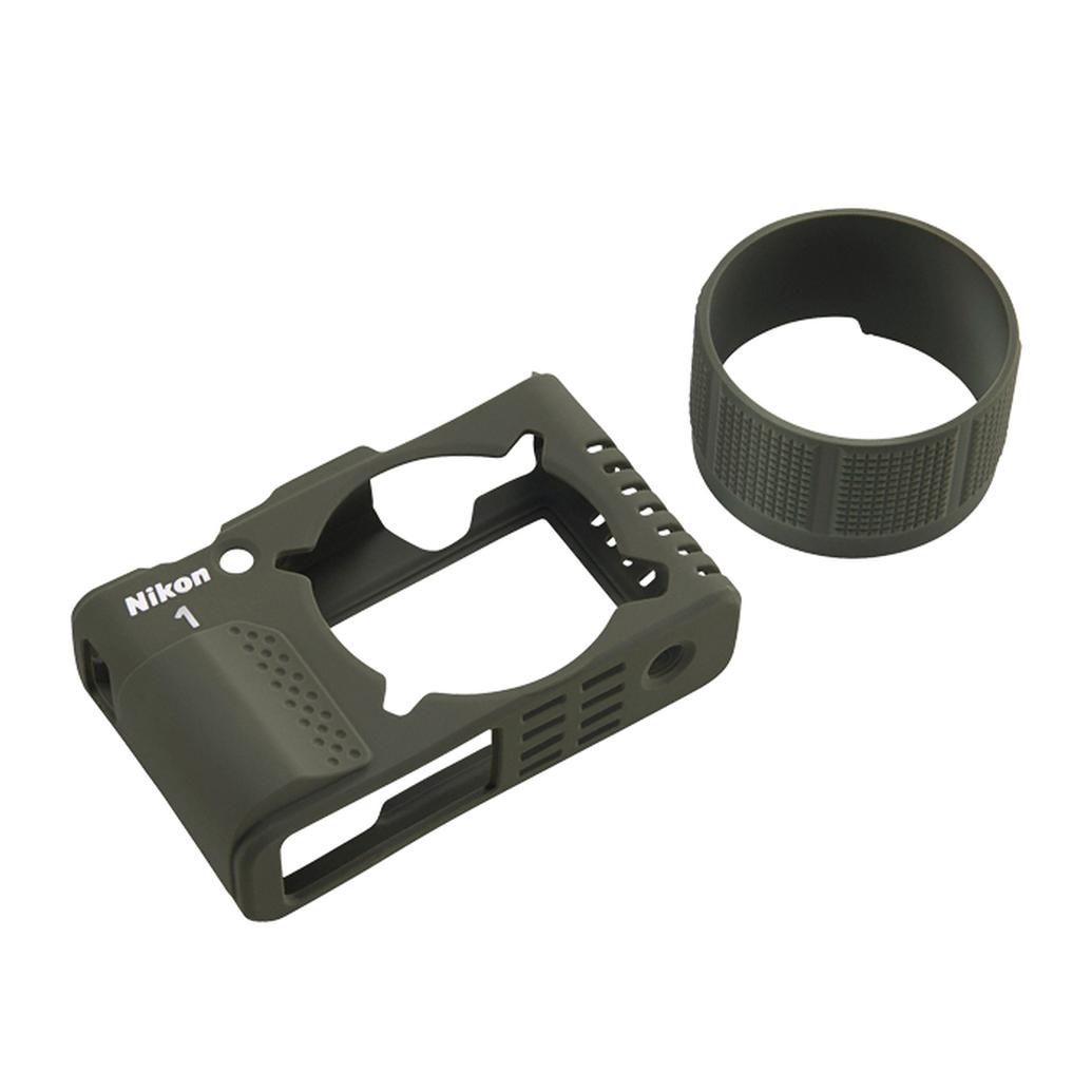 Nikon CF-N6000 Silicone Jacket for Nikon 1 AW1 Digital Camera - Khaki