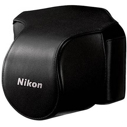Nikon CB-N1000SA Leather Body Case Set for Nikon 1 V1 (Black)