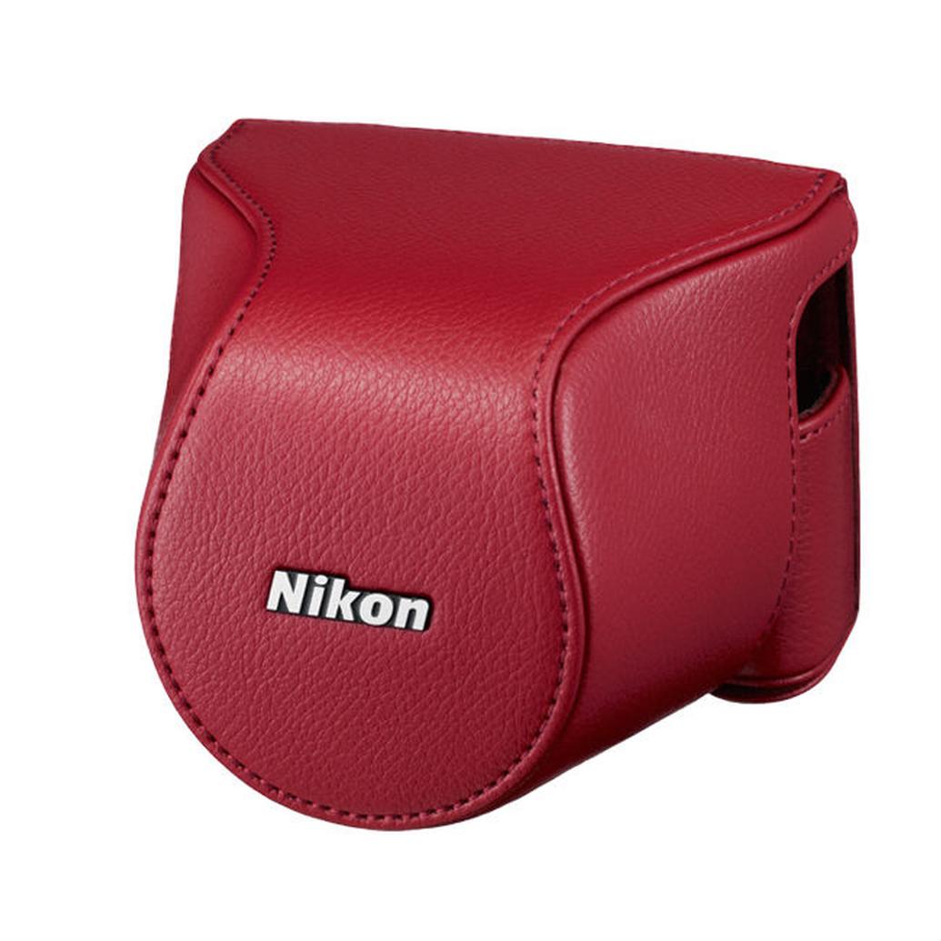 Nikon CB-N2200S Red Body Case Set for Nikon 1 J3/S1 Cameras