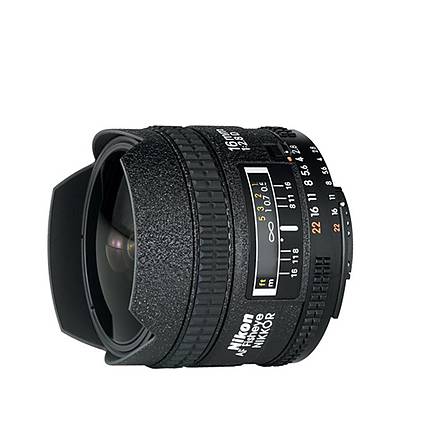 AF 16mm Nikon NIKKOR Fisheye Nikkor Lens - D ED Fisheye-Nikkor