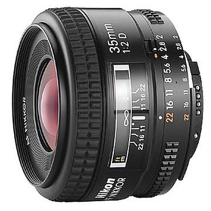 Nikon AF Nikkor 35mm f/2D Wide Angle Lens - Black