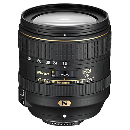 Nikon AF-S DX NIKKOR 16-80mm f/2.8-4E ED VR Lens